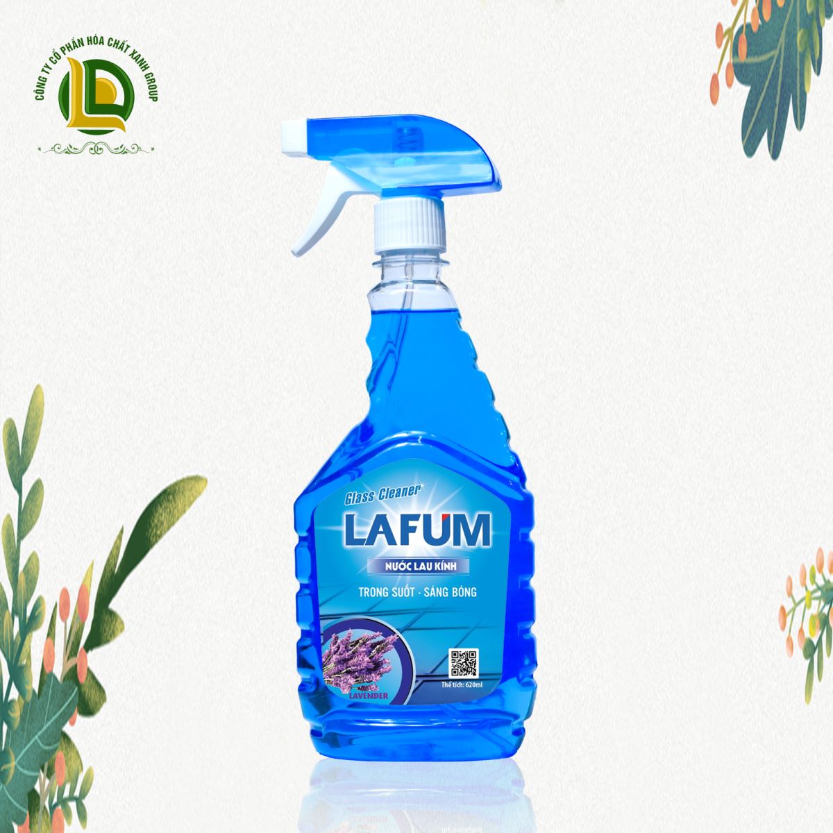 Nước lau kính 620ml