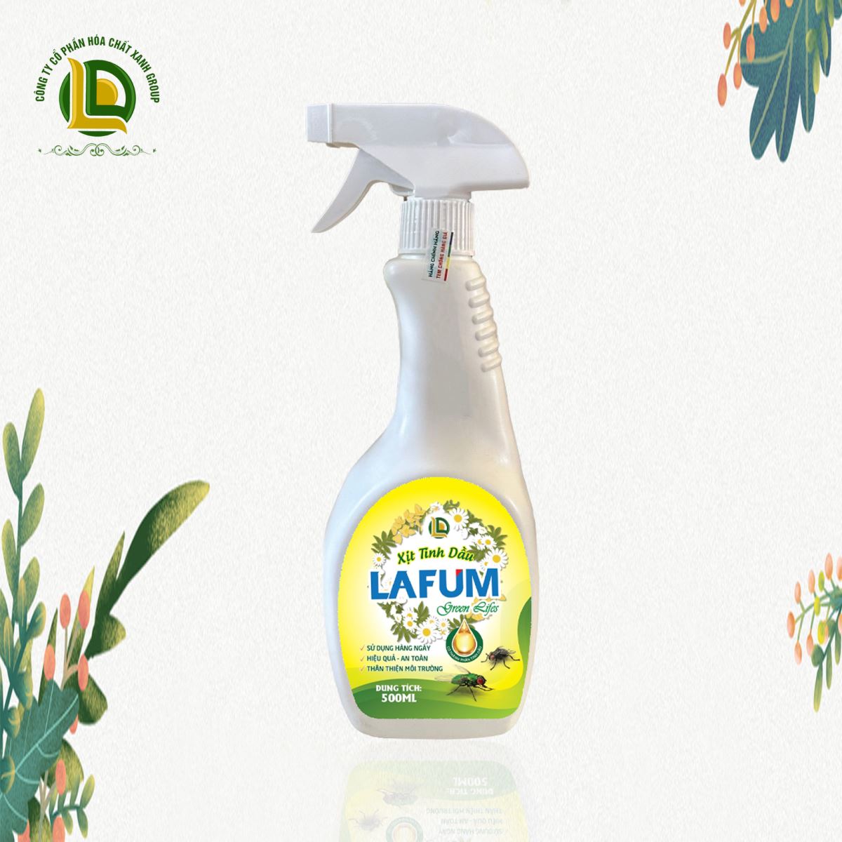 Xịt tinh Dầu Xua đuổi Ruồi Nhặng 500ml