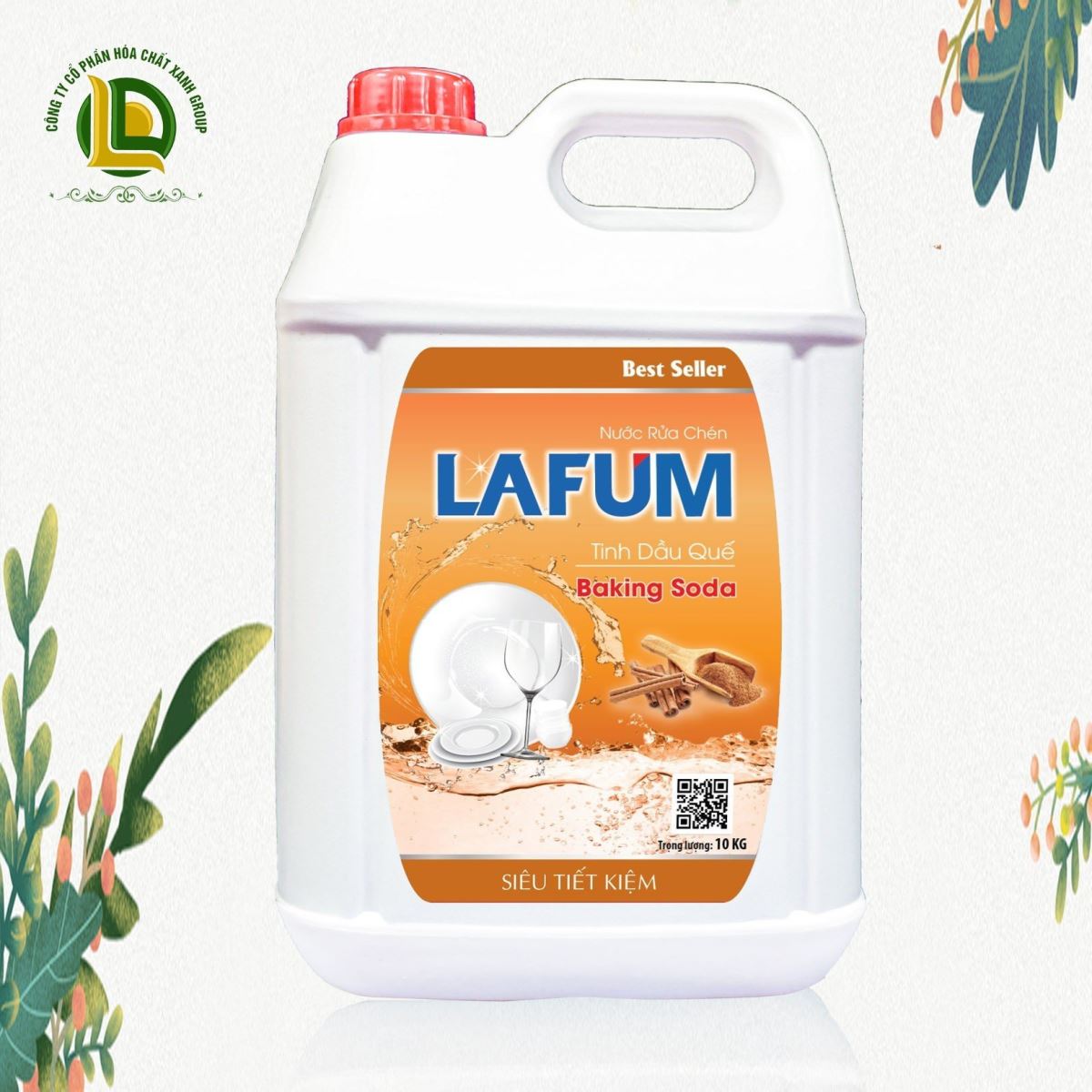 Nước rửa chén 10 lít hương Quế Cam