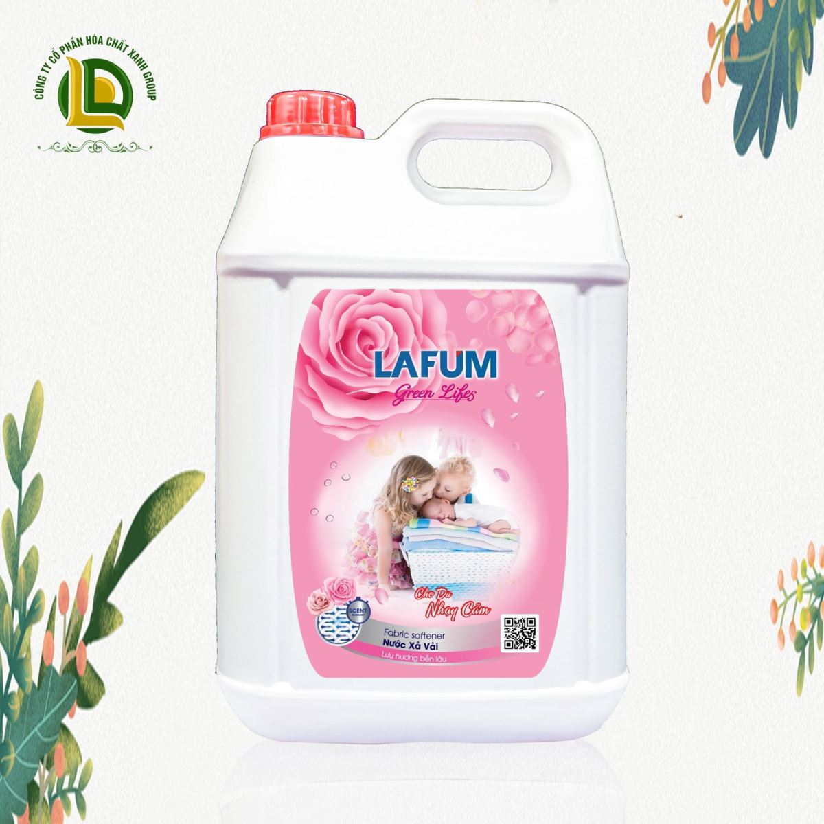 Nước xả vải LAFUM  hương Comfor, Lovely, Mylove  10.1 lít