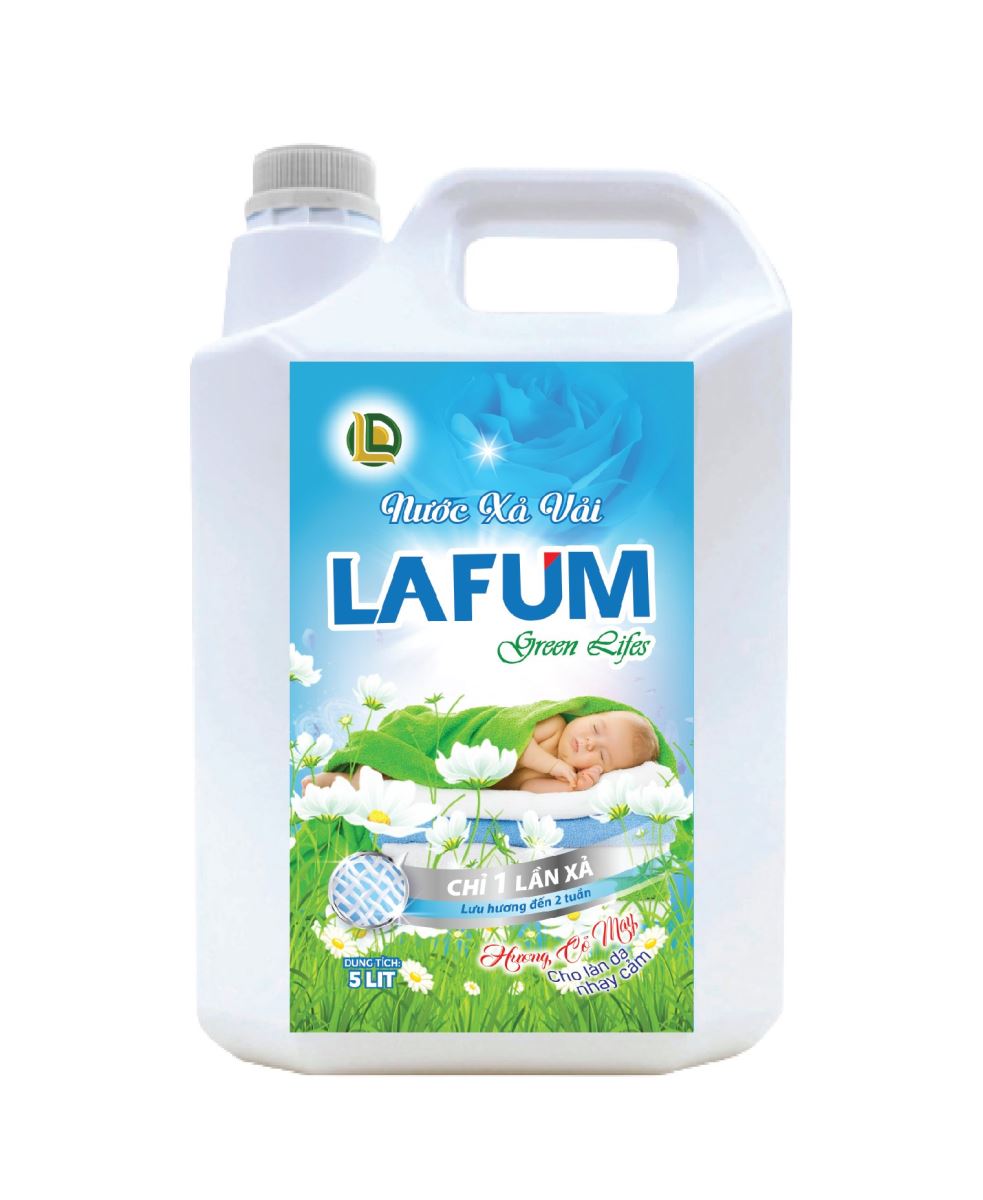 Nước Xả Vải hương Cỏ May 5 lít