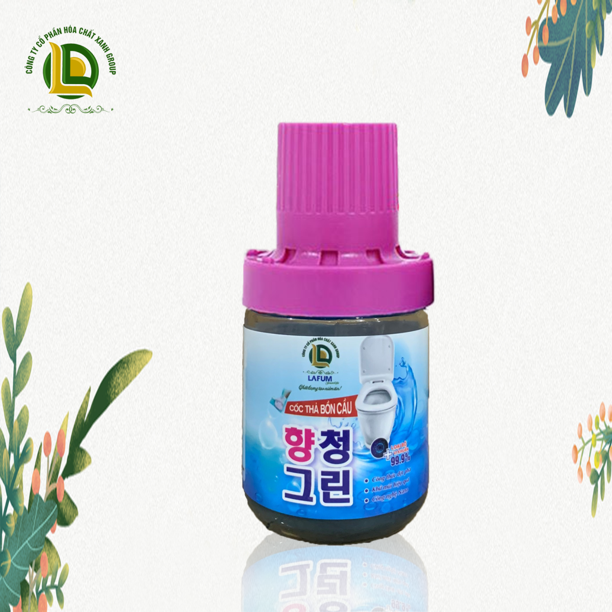 Cốc Thả Bồn Cầu Hương Hoa Hồng