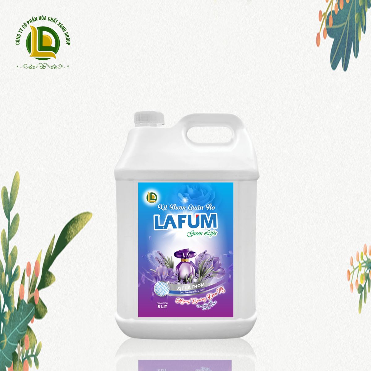 Nước xả vải hương Đam mê 5 lít