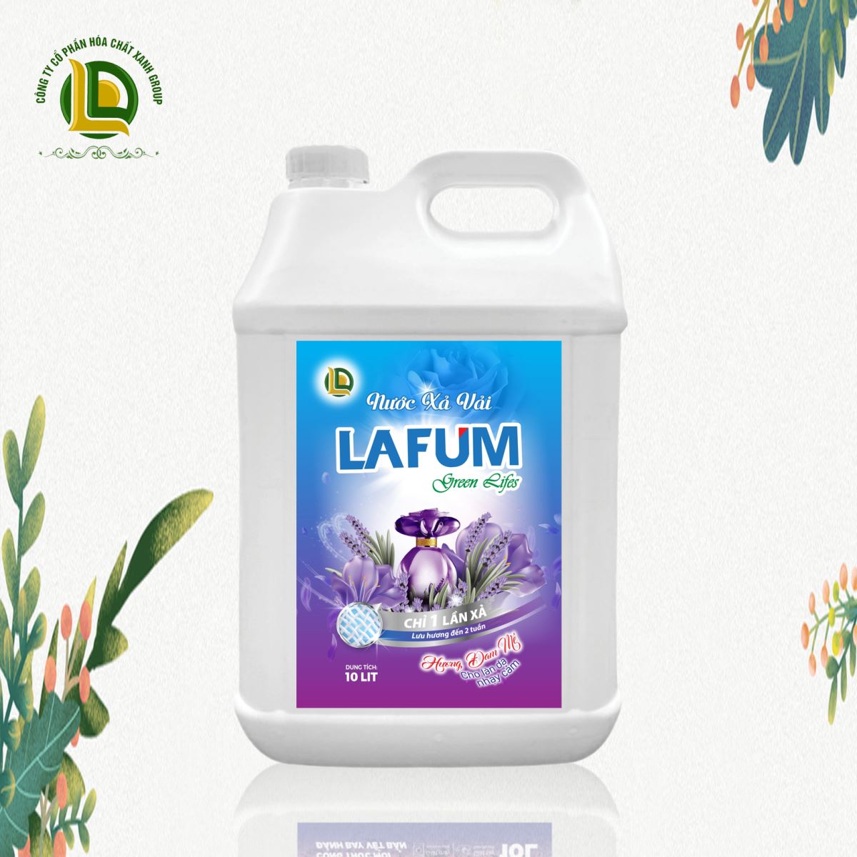 Nước xả vải hương Đam Mê 10.1 lít