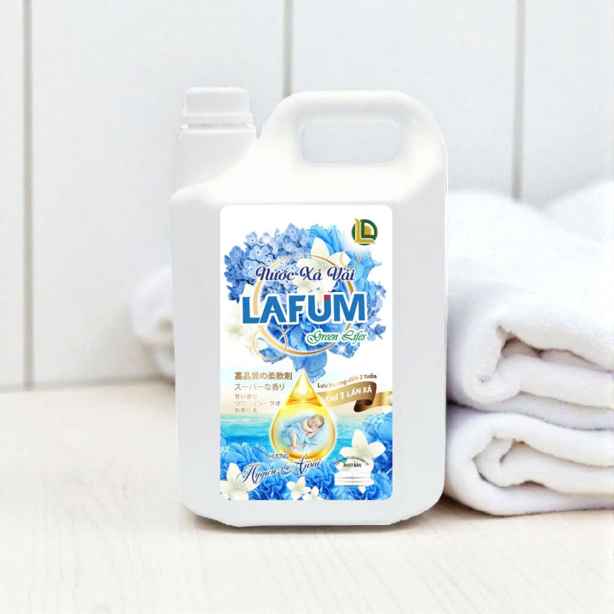 Nước Xả Vải Hyigen - Ajisai 5 lít