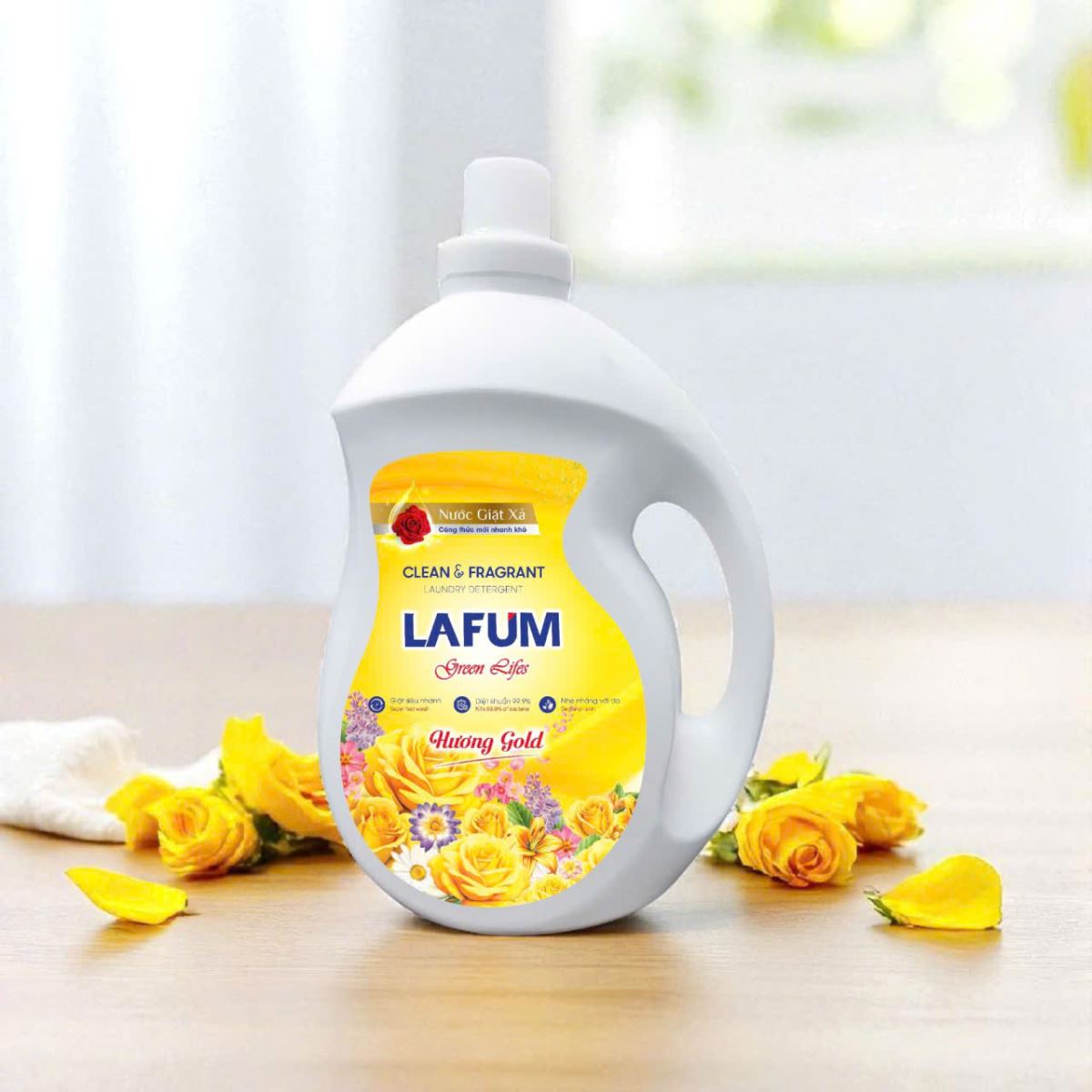 Nước giặt cáo cấp hương Gold 5 lít