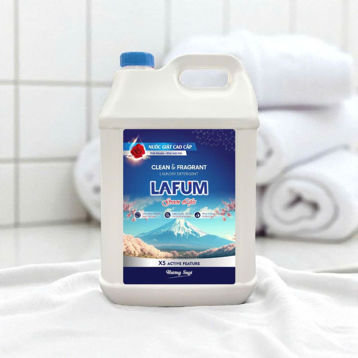 Nước giặt Sugi Active 10L
