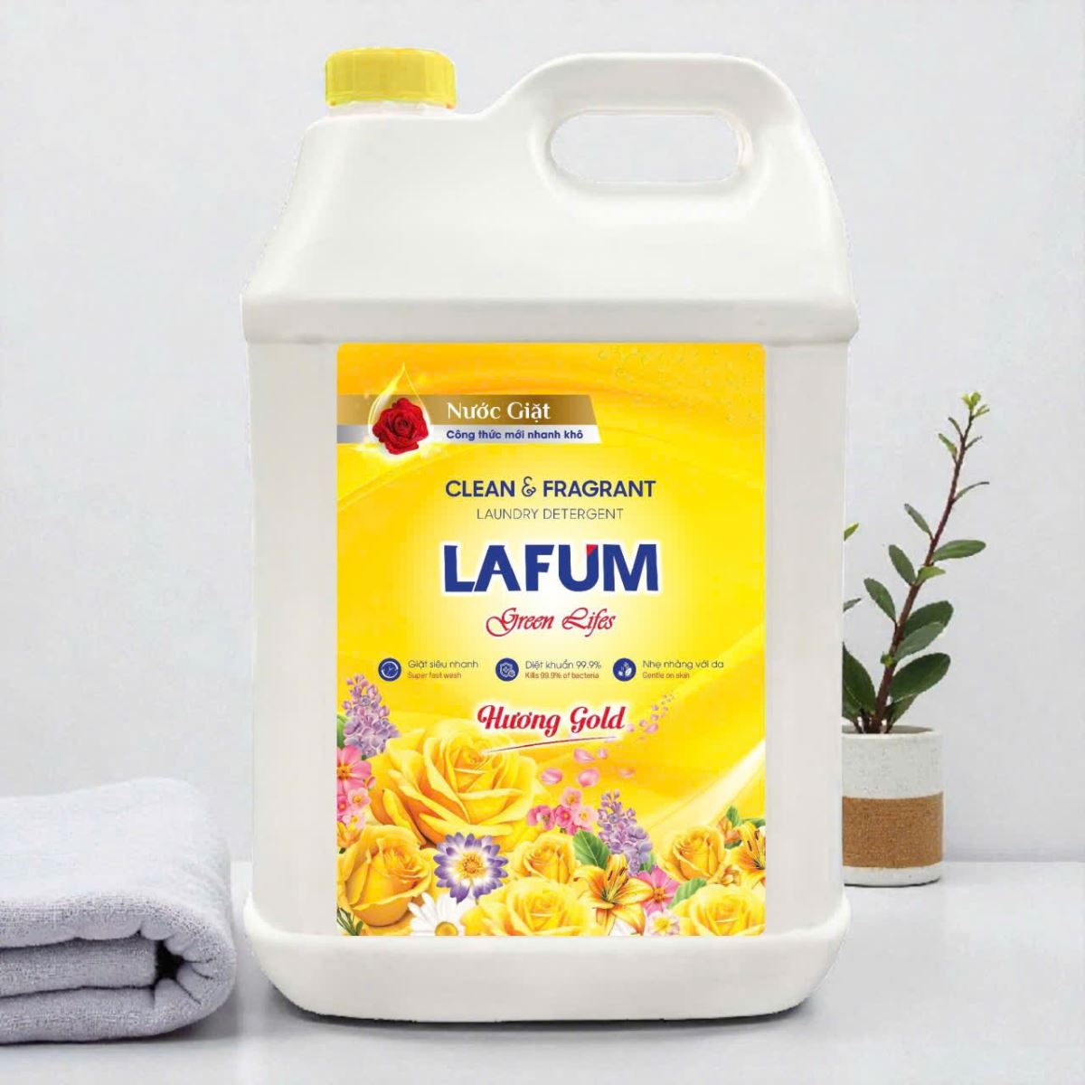 Nước giặt cao cấp hương Gold 10 lít